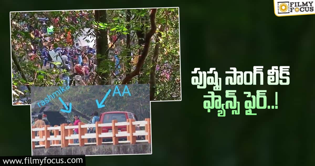 పుష్ప సాంగ్ లీక్: కావాలని లీక్ చేశారా… సహజంగానే జరిగిందా..?