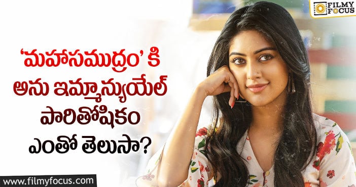 Anu Emmanuel Remuneration: క్రేజ్ తగ్గినా.. అను ఇమ్మాన్యుయేల్ బాగానే అందుకుంటుంది..!