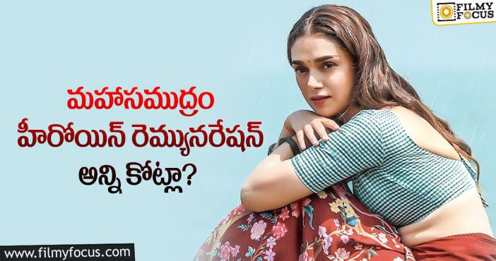 Aditi Rao Hydari: అదితిరావు హైదరీ పారితోషికం తెలిస్తే షాకవ్వాల్సిందే?