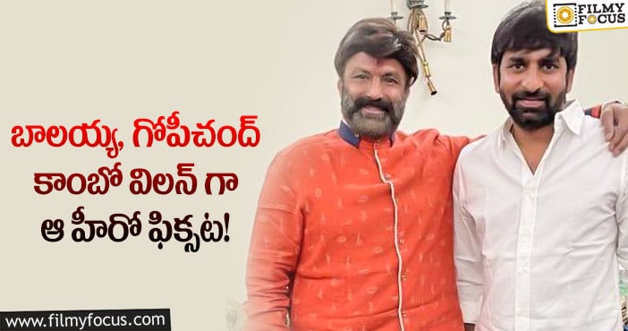 Balakrishna, Gopichand Malineni: బాలయ్యని ఢీకొట్టే విలన్ గా ఆ యాక్షన్ హీరో?