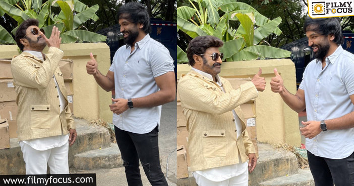 Balakrishna, Manchu Vishnu: బాలయ్యతో మంచు విష్ణు.. ఫోటోలు వైరల్!