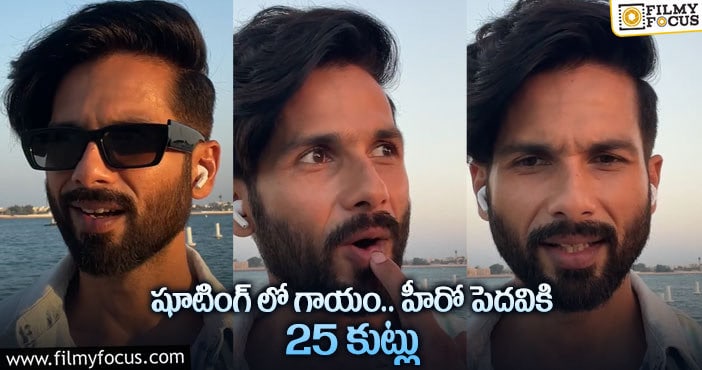 Shahid Kapoor: ‘జెర్సీ’ షూటింగ్ లో గాయపడ్డ షాహిద్!