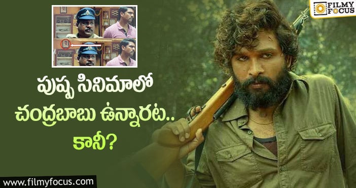 Pushpa Movie: పుష్ప మూవీలో మాజీ సీఎంను గమనించారా?