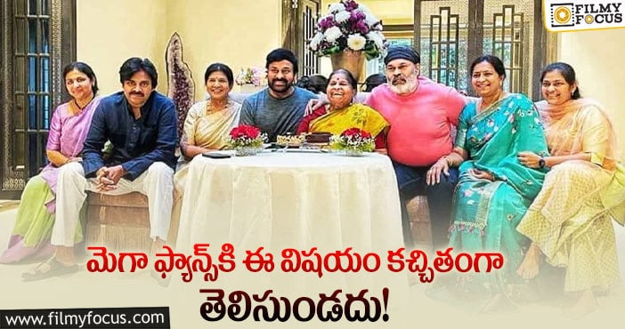 Mega Family: కొణిదెల కుటుంబం గురించి ఈ విషయం మీకు తెలుసా?