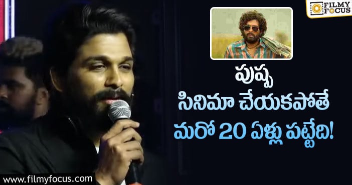 Allu Arju: పుష్ప సినిమా సక్సెస్ పై ఆసక్తికర వ్యాఖ్యలు చేసిన బన్నీ?