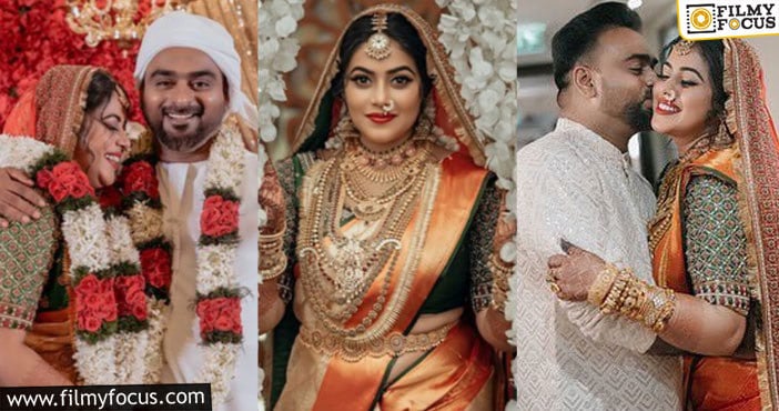 Poorna Wedding : చాలా సీక్రెట్ గా పెళ్లి చేసుకున్న పూర్ణ… ఫోటోలు వైరల్…!