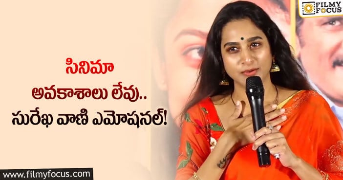 Surekha Vani: సినిమాలకు దూరం కాలేదు.. అవకాశాలే రాలేదు: సురేఖ వాణి