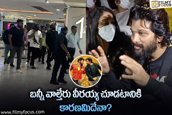 Allu Arjun: వాల్తేరు వీరయ్య సినిమాను అల్లు అర్జున్ అందుకే చూశారా?