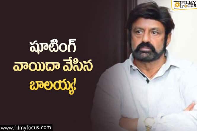 Balakrishna: షూటింగ్స్ కి బాలయ్య బ్రేక్..!