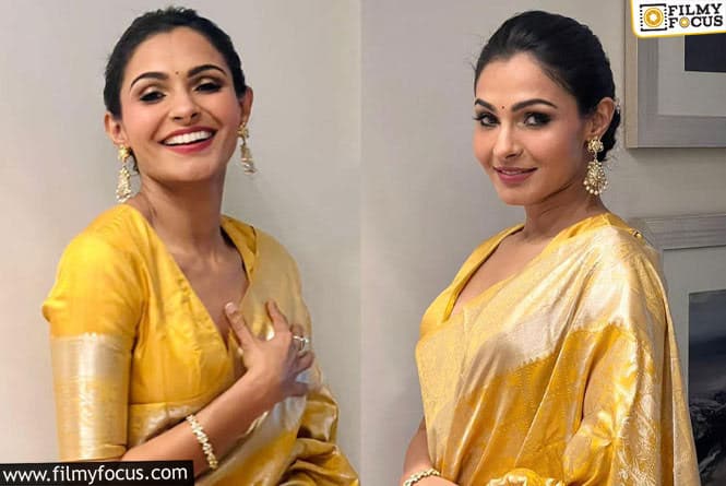 Andrea Jeremiah: చీరకట్టినా సొగసులకు కరువక్కర్లేదు.. వైరల్ అవుతున్న ఆండ్రియా గ్లామర్ ఫోటోలు!