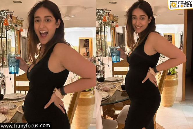 Ileana Baby Bump: బ్లాక్ డ్రెస్ లో బేబీ బంప్ ఫోటోలకు ఫోజులు ఇచ్చిన ఇలియానా!