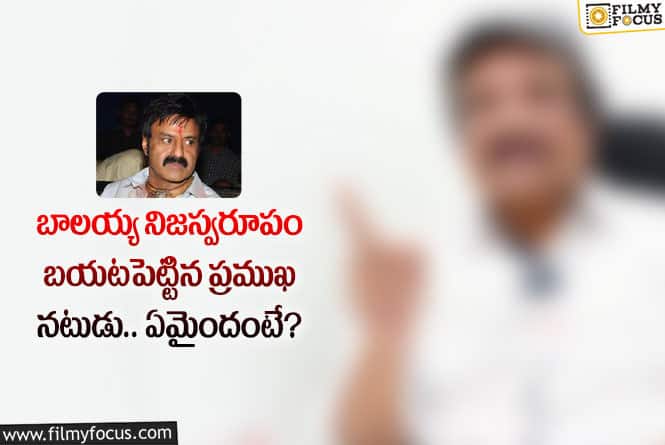 Balakrishna: బాలయ్య అలా బిహేవ్ చేస్తారన్న ప్రముఖ నటుడు.. ఆయన ఏం చెప్పారంటే?