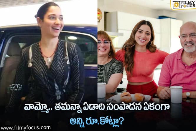 Tamannaah: మిల్కీ బ్యూటీ తమన్నా ఏడాది  సంపాదన  అన్ని కోట్లా?