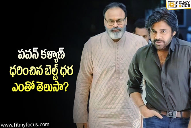 Pawan Kalyan: పవన్ కళ్యాణ్ బెల్టుతో ఒక మిడిల్ క్లాస్ ఫ్యామిలీ బ్రతికేయొచ్చు అంట!