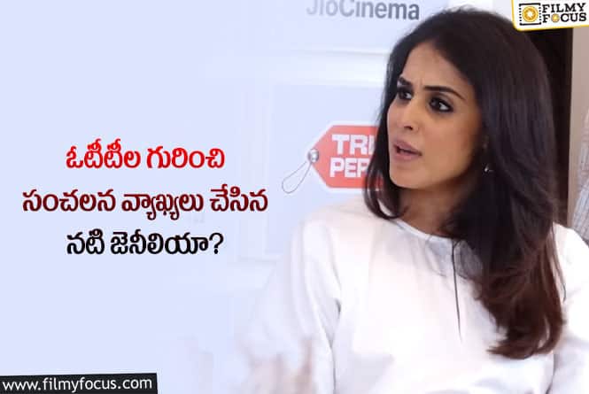 Genelia: పిల్లలతో కలిసి సినిమాలు చూడలేకపోతున్నాం: జెనీలియా