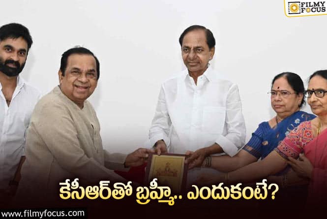 Brahmanandam: సీఎం కేసీఆర్‌ను కలసిన బ్రహ్మానందం.. కారణం ఏంటంటే?