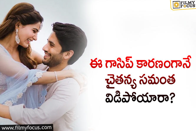 Naga Chaitanya, Samantha: సమంత నాగచైతన్య విడాకులకు ఈ గాసిప్ కారణమా?