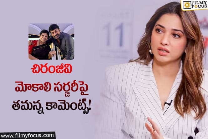 Thamannah: భోళా శంకర్ సమయంలో చిరు అంత బాధ పడ్డారా?