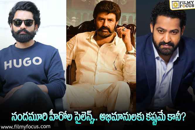 Nandamuri Heroes: నందమూరి హీరోల సైలెన్స్ కు అసలు కారణం ఇదేనా?