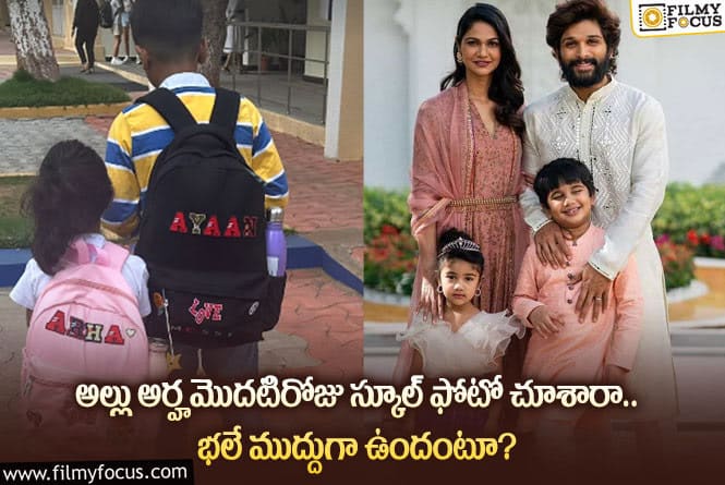 Allu Arha,Allu Ayaan: అల్లు అర్హ క్యూట్ ఫోటో చూస్తే షాకవ్వాల్సిందే.. అదే స్పెషల్ అంటూ?