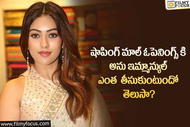 Anu Emmanuel: వరుసగా షాపింగ్ మాల్ ఓపెనింగ్స్ కి అను ఇమ్మాన్యుల్ ఎంత అందుకుందంటే?