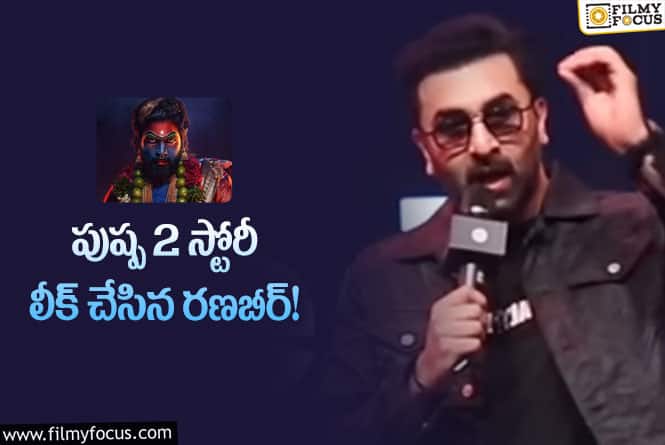 Ranbir Kapoor: యానిమల్ ప్రమోషన్ కోసం పుష్ప2 స్టోరీ లీక్?