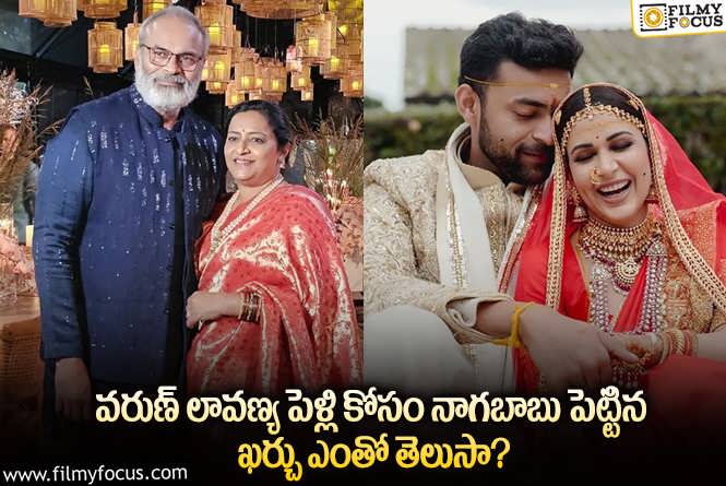 Varun , Lavanya: వామ్మో పెళ్లి కోసం నాగబాబు ఇన్ని కోట్లు ఖర్చు పెట్టారా?