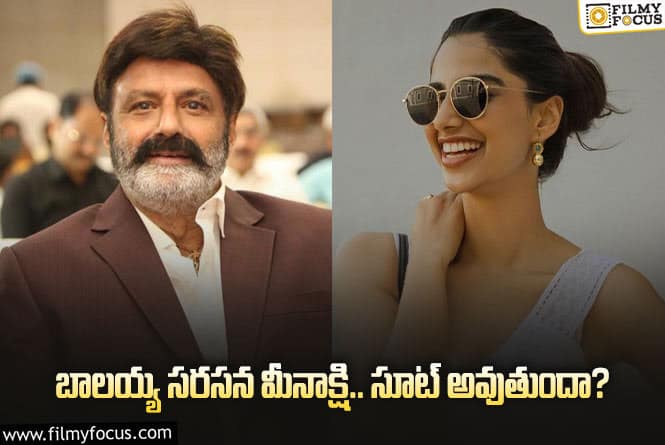 Meenakshi, Balakrishna: బాలయ్య- బాబీ.. సినిమాలో ఆ యంగ్ హీరోయిన్..నిజమేనా?