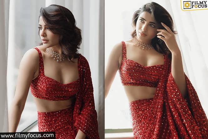 Samantha: రెడ్ డ్రెస్ లో హాట్ ఫోజులు.. సమంత లేటెస్ట్ ఫోటోలు వైరల్..!