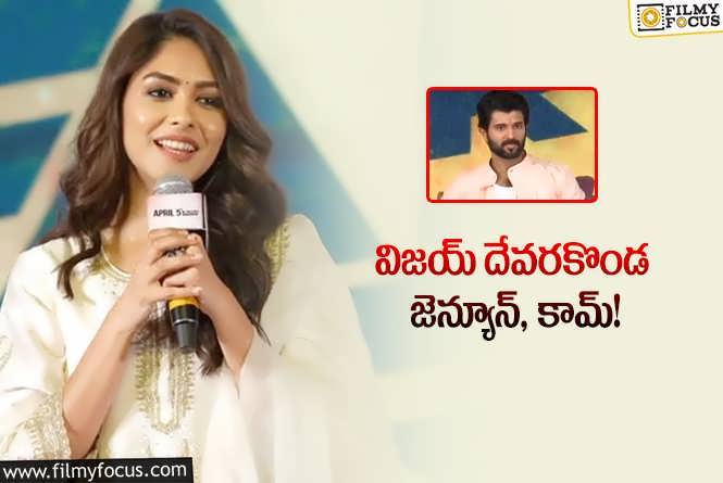 Mrunal Thakur: విజయ్ దేవరకొండ అలా బిహేవ్ చేస్తారన్న మృణాల్.. ఏం చెప్పారంటే?